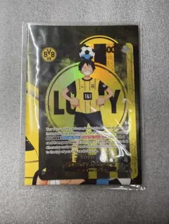 ワンピースカード BVB ドルトムントルフィ ワンピースカードゲーム BVB 09 モンキー D ルフィ プロモ サッカー