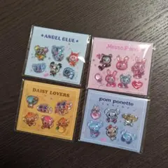 全4種セット ナルミヤキャラクターズ セブンイレブン オリジナル ぷっくりシール