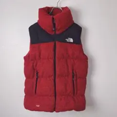 韓国限定！ノースフェイス　レディース　ニット　ダウンベスト　アウター　古着