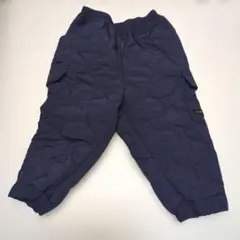 SIMPLE FREE ネイビー キルティングパンツ