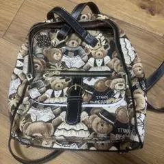 Henney Bear ヘニーベア リュック 鍵付 3way 総柄 バックパック - メルカリ