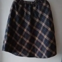 チェックスカート プリーツスカート
