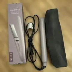 SALONIA サロニア　スムースシャイン　ストレートアイロン　ピンク