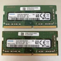 Samsung 8GB DDR4 メモリ2400 2枚