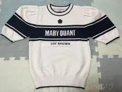 【新品】LILYBROWN×MARYQUANT コラボ ニットプルオーバー F