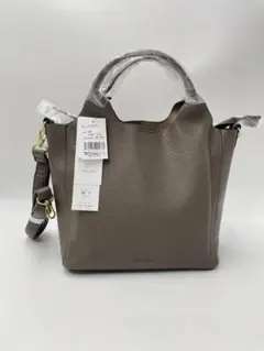 新品 レガートラルゴ シボ加工2WAYトート LH-D1373 DBR