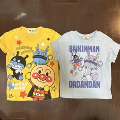 【美品】アンパンマン バイキンマン ダダンダン Tシャツ 2枚セット