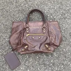 激レア☆最終価格Balenciagaパープル BIGスタッズジャイアントゴールド 