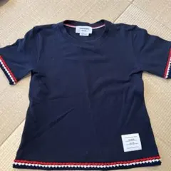 THOM BROWNE 半袖カットソー ネイビー　36のサムネイル
