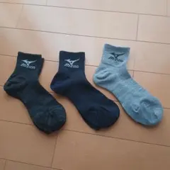 MIZUNO ミズノ ショートソックス 3足セット約23~25cm