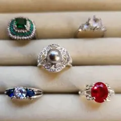 9〜14号 未使用リング5点まとめ売り