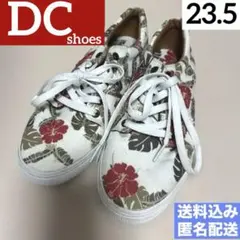 DCシューズ スリッポン レディース スニーカー　アロハ　ハイビスカス　23.5のサムネイル
