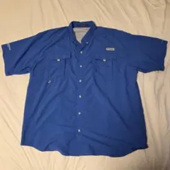 00s Columbia PFG Bahama 半袖シャツ xl 青