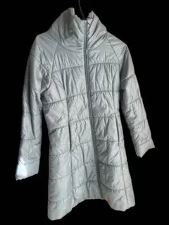 パタゴニア　ダウンコート　XS 薄グレー　スタンドカラー　レディース