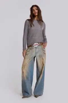 Jaded London Mud Wash Colossusバギーデニム w28 ☆英国発*JADED LONDON*新作*Mud Wash Colossusバギーデニム