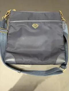 COCOCELUX GOLD ショルダーバッグ ハンドバッグ2way ネイビー