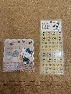 ハローキティ　タイルシール&おはじきシール