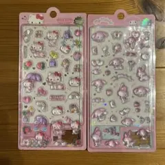 キティ・マイメロ　立体シール　ライセンス商品