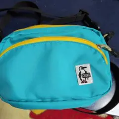CHUMS ショルダーバッグ ターコイズ イエロー