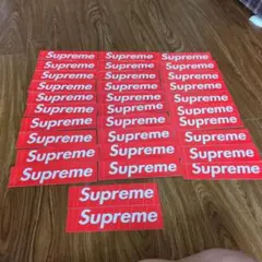 Supreme ロゴステッカー セット 30枚。切断2枚オマケ。F