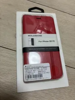 MOLESKINE モレスキン iPhone X用 手帳型ケース レッドのサムネイル