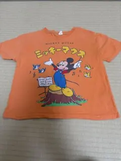 Disney ミッキーマウス プリントTシャツ オレンジのサムネイル