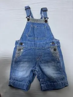 babyGap デニムオーバーオールショートパンツ 80