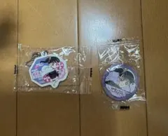 鬼滅の刃ラバーチャーム、缶バッチ　カナヲ　くら寿司