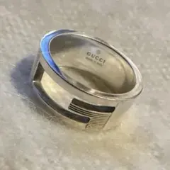 グッチ　指輪　リング　15号 ブランデッドG ロゴ シルバー