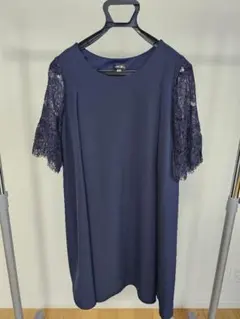 LOVE MIC ネイビー パーティードレス Mサイズ　マタニティ