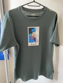 UNIQLO Disney ドナルドダック Tシャツ Mサイズ グリーン
