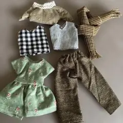 リカちゃん　ハンドメイド　洋服　着回し　セット