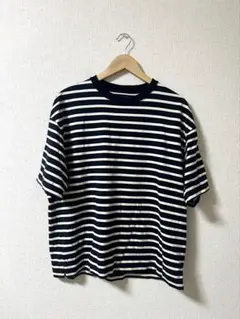 MR.OLIVE ギザコットン ボーダー / オーバーサイズ Tシャツのサムネイル