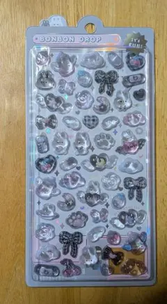 ★未使用★ BONBON DROP シール「しろくろボンボン」