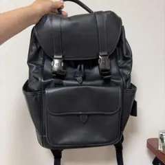 COACH レザー バックパック リュック ブラックのサムネイル