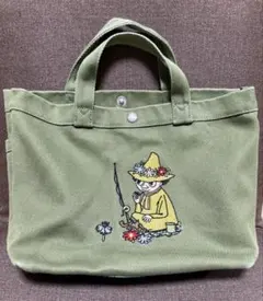 スナフキン　刺繍トートバッグのサムネイル