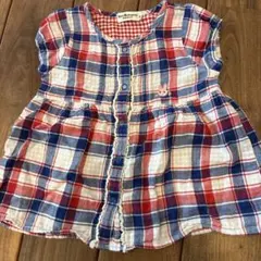 HOT BISCUITS チェック柄シャツ 80サイズ