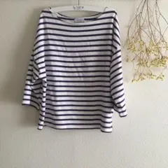 アベイル　ボートネックボーダー　7部袖