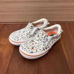 Vans バンズ Pooh プーさん柄 スリッポン スニーカー 17㎝