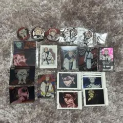 呪術廻戦 両面宿儺 ぱしゃこれ ウエハース 缶バッジ ラバーマスコット メタル