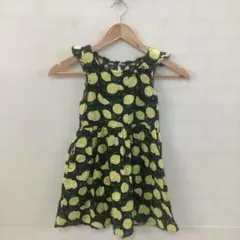 値下◎6.17◎A315C◎ヴィンテージ◎キッズ服女の子◎ワンピース◎レモン柄のサムネイル
