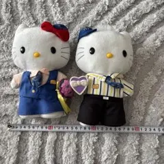 ハローキティ　ダニエル　 マクドナルド　制服　レア　ぬいぐるみ 2体セット