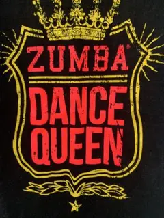 ZUMBA DANCE QUEEN プリントTシャツ ブラックのサムネイル