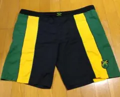 JAMAICAN WEAR ラスタカラー ワイドイージー ショーツ レゲエのサムネイル