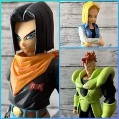 ドラゴンボール一番くじフィギュア 人造人間16号、17号、18号 3体セット
