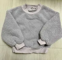 【 冬物処分セール！ 】 キッズ GU スウェット 120 ガールズ パープル