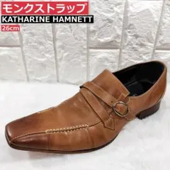 KATHARINE HAMNETT モンクストラップ 26cm 本革のサムネイル