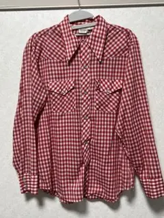 70's〜ギンガムチェックウエスタンシャツ