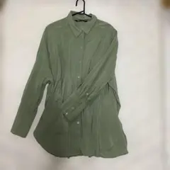 ZARA 長袖シャツ カーキ XL オーバーサイズのサムネイル