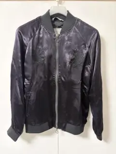 ザラ　ZARA ダークパープル スカジャン　42 L